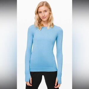 Lululemon Restless Pullover blue 8